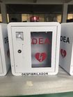 Sécurité élevée incurvée d'AED de boîte fixée au mur faisante le coin de défibrillateur pour d'intérieur