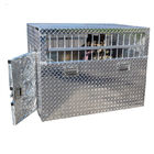 Boîte en aluminium simple de Diamond Plate Hunting Truck Dog de la pleine soudure K9