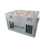 Boîte de chien en aluminium résistante confortable, cages en aluminium de chien pour des UTEs