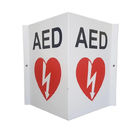 Signe de mur d'AED durable de plastique/en métal avec l'excellente anti capacité de effacement