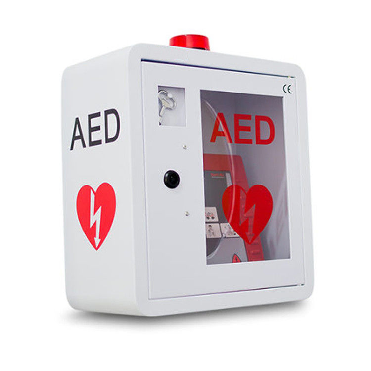 Cabinets de défibrillateur d'AED de coin rond avec l'approbation de la CE de lumière de stroboscope