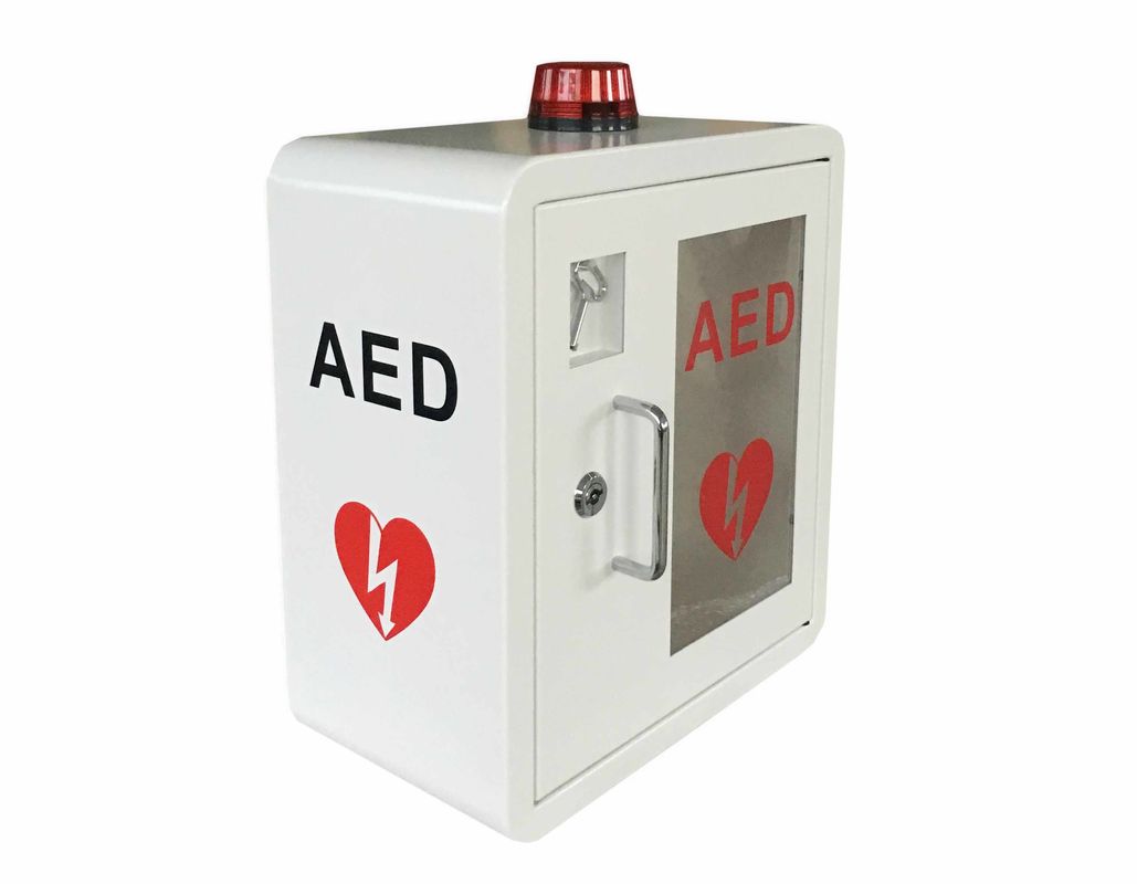 Sécurité élevée incurvée d'AED de boîte fixée au mur faisante le coin de défibrillateur pour d'intérieur