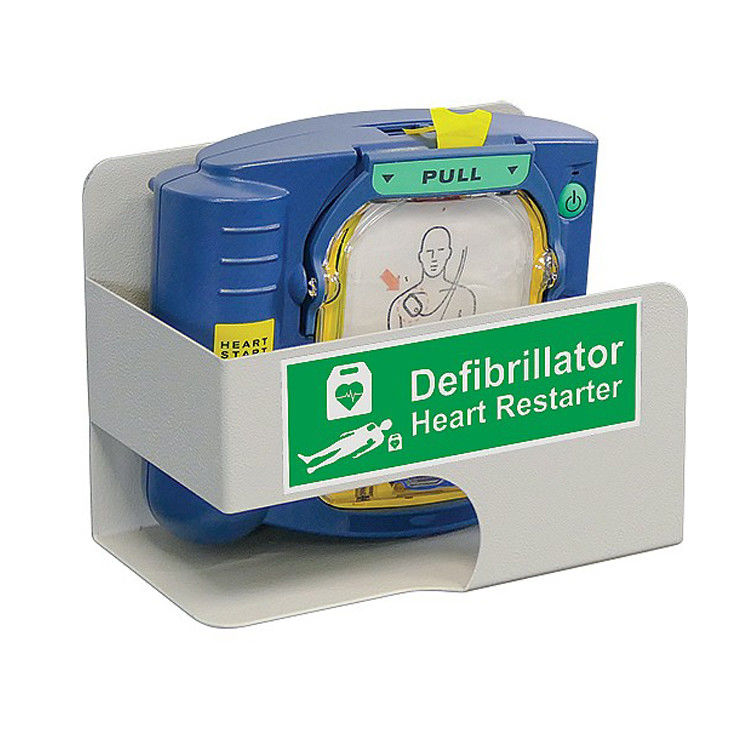 Parenthèse de mur en acier laminée à froid d'AED, parenthèse de mur de défibrillateur d'AED de premiers secours de sécurité
